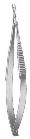 Iridectomy Scissors Curved 10cm/4"