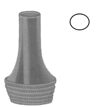 Alu Black Ear Speculas 5.5x6.5mm Fig # 2