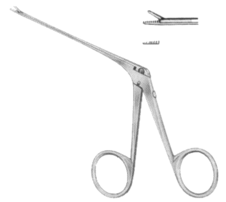 Micro Ear Polypus Forceps 0.8 x 4.0mm 8cm/3 1/4"