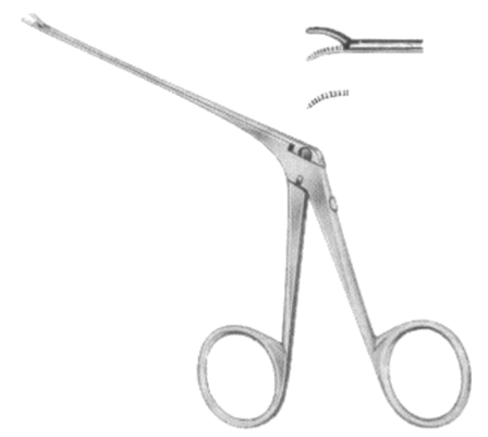 Micro Ear Polypus Forceps 0.8 x 4.0mm 8cm/3 1/4"