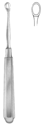 Piffard Skin Curettes 14.5cm/5 3/4" Fig # 2