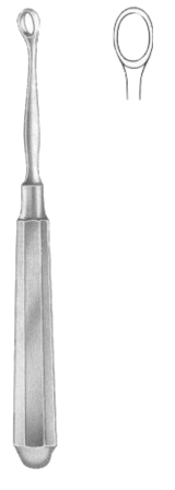 Piffard Skin Curettes 14.5cm/5 3/4" Fig # 3