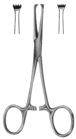 Baby-Allis Tissue Seizing Forceps BJ 14cm/5 1/2"