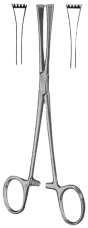 Lockwood-Allis Intestinal Atrauma Tissue Forceps BJ 20cm/8"