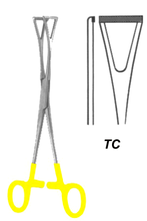 Duval Organ Grasing Forceps BJ 20cm/8" TC