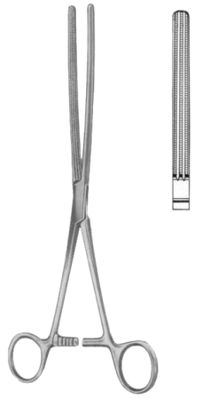 Doyen-Atrauma Intestinal Clamps Forceps BJ Straight 16cm/6 1/4"
