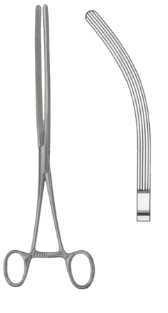 Mayo-Robson Intestinal Clamps Forceps BJ Curved 21cm/8 1/4"