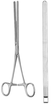 Kocher Intestinal Clamps Forceps BJ Straight 25cm/10"