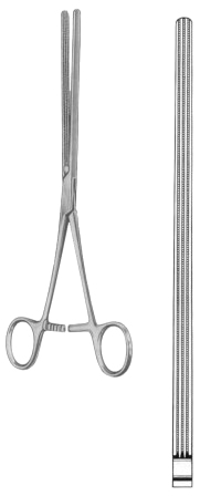 Kocher-Atrauma Intestinal Clamps Forceps BJ Straight  28cm/11"