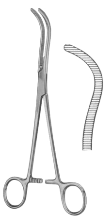 Guyon Kidney Pedicle Clamp Forceps BJ 20cm/8"