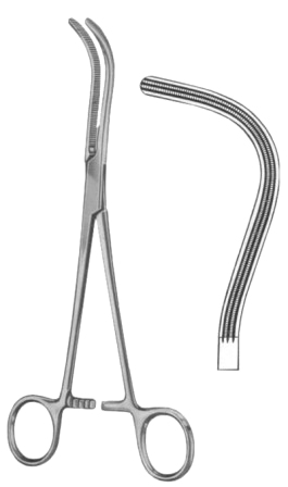 Guyon Kidney Pedicle Clamp Forceps BJ 24cm/9 1/2"