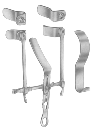 Thomson-Walker Bladder Retractors With Central Blades