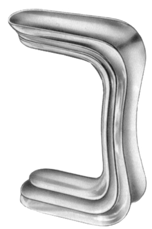 Sims Vaginal Speculas D/End 70x30+40mm Fig # 2