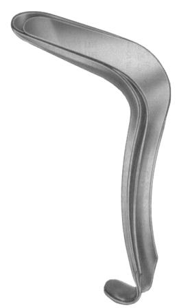 Kristeller(Standard) Vaginal Speculas Set of Specula + 1 Retractor Fig # 2