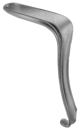 Kristeller Vaginal Speculas Set of 1 Specula + 1 Retractor Fig # 1