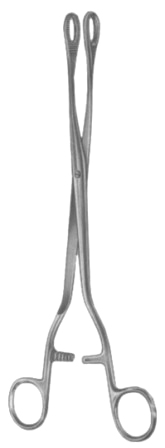 Noto Uterine Polypus Forceps SJ 27cm/10 1/2"