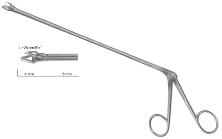 Schumacher Cervical Biopy and Specimen Forceps 6mm 24cm/9 1/2" Shaft