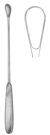 Gourdet Uterine Curettes 14mm 28cm/11" Fig # 5
