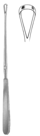 Sims Uterine Curettes Blunt  11.5mm 25cm/10" Fig # 4 Malleable