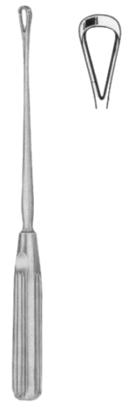 Sims Uterine Curettes Sharp   8.5mm 25cm/10" Fig # 2 Malleable