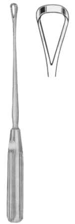Sims Uterine Curettes Sharp 13.5mm 25cm/10" Fig # 5 Malleable
