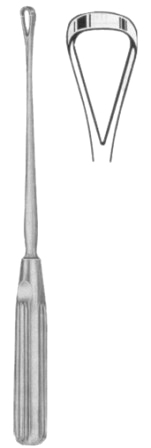 Sims Uterine Curettes Blunt  14.5mm 25cm/10" Fig # 6 Malleable