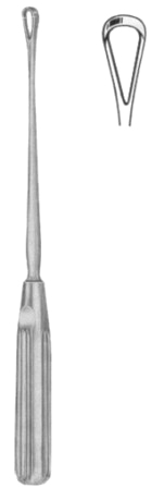 Sims Uterine Curettes Sharp   7.5mm 25cm/10" Fig # 1 Rigid