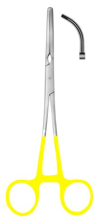 Zeppelin Clapms Strongly Curved 21.5cm/8 1/2" (offset handle with gold ring)