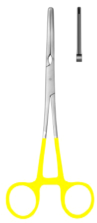 Zeppelin Clapms Straight 24cm/9 1/2" (offset handle with gold ring)