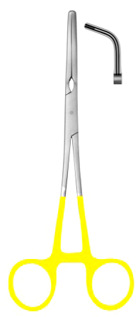 Zeppelin Clapms Angled 35cm/14" (offset handle with gold ring)