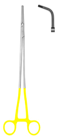 Zeppelin Clapms Angled 24cm/9 1/2" (straight handle with gold ring)