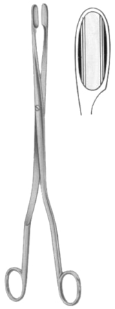 Winter Placenta Ovum Forceps SJ Straight 28cm/11"